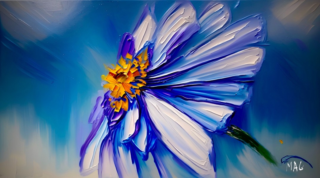 Symphony in Blue. - Digital