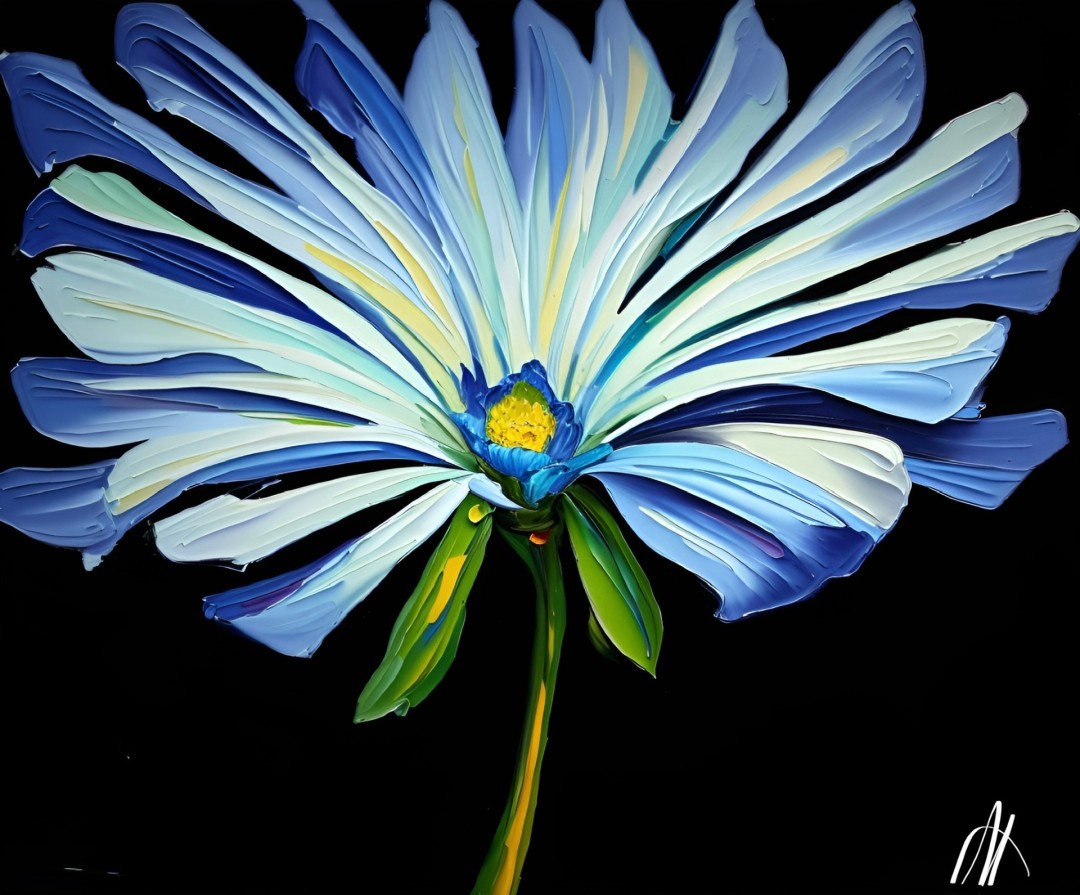 White 7 - Digital, Botanical