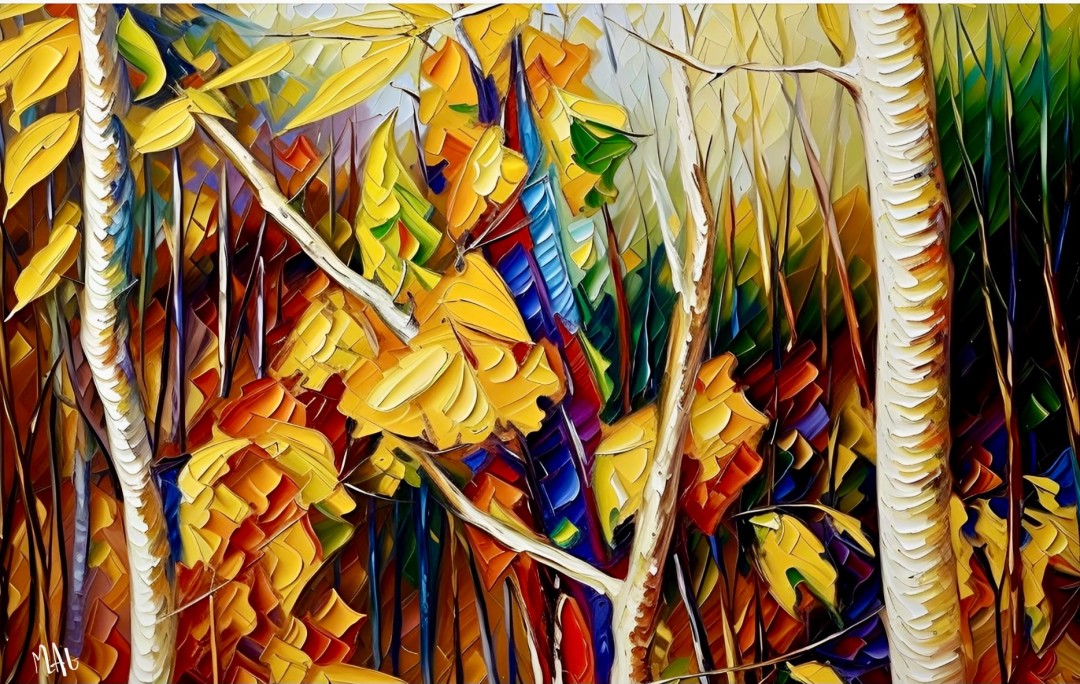 Stories of the Woods - Painting