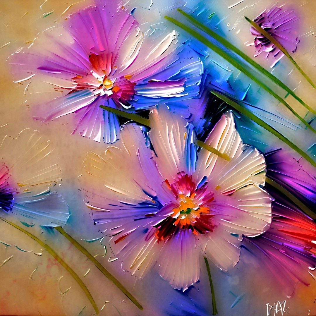 Blooming Whispers  - Digital