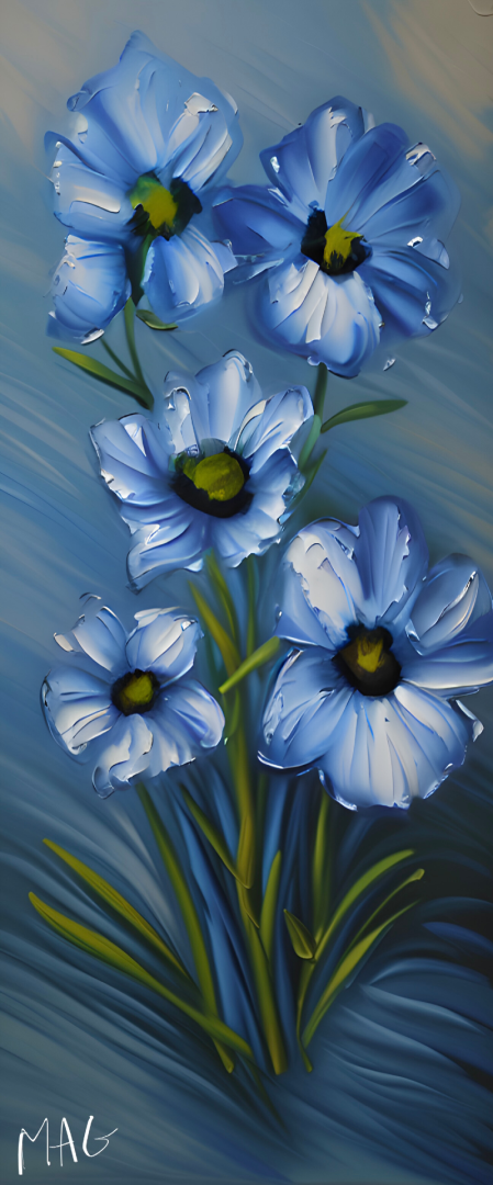 Hues of Blue - Digital