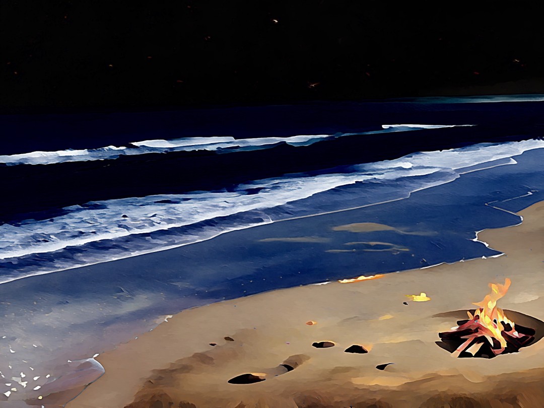Ocean Campfire - Digital