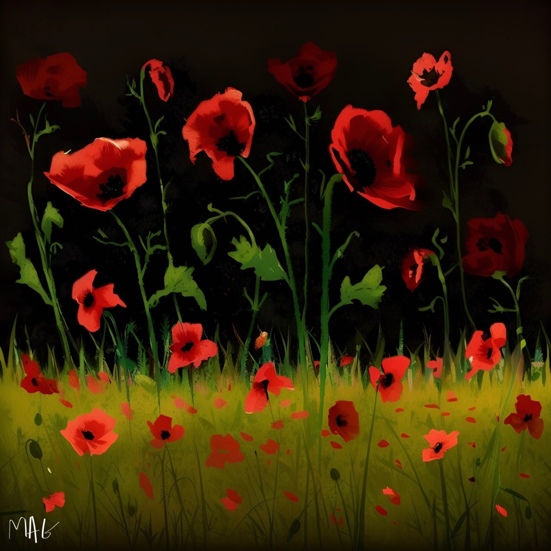 Poppy Field - Digital