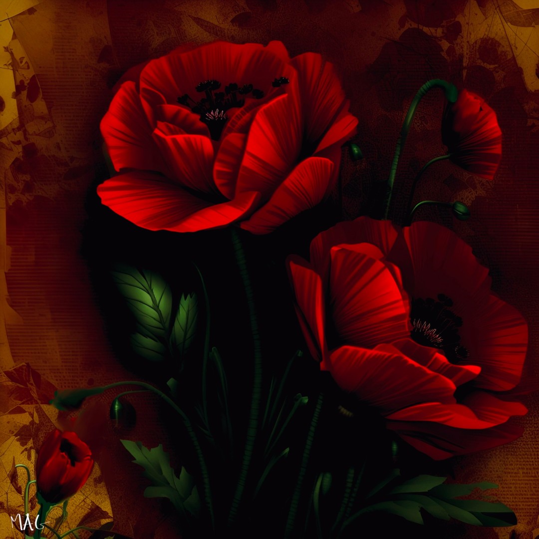 Poppies V - Digital