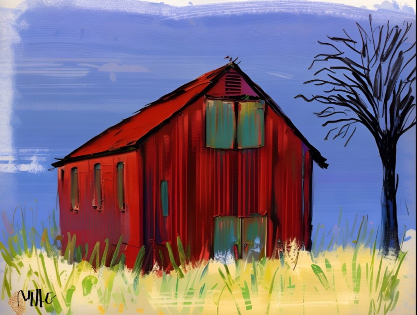 Just a Red Barn