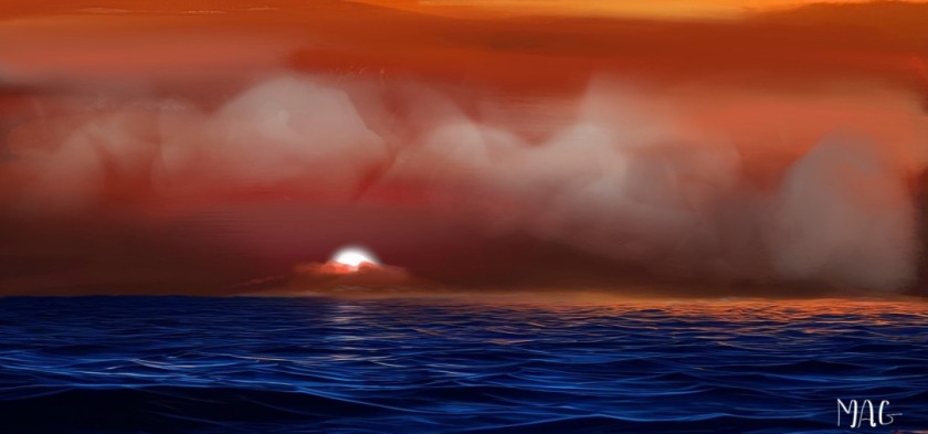 The Fiery Sea