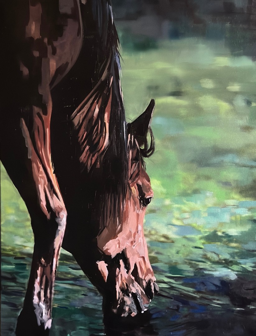 Slick - Mixed Media, Animals, Vintage, Canvas