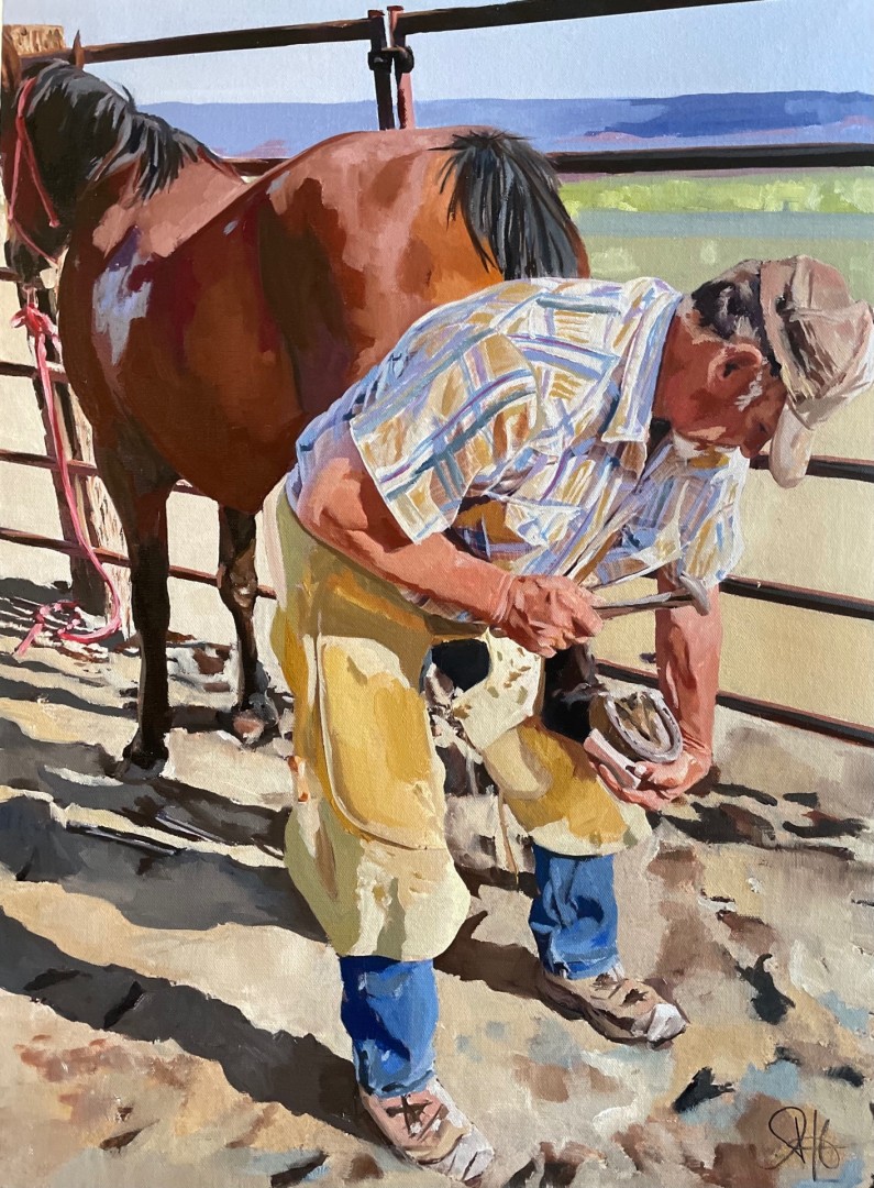 Best shoes - Mixed Media, Western, Vintage, Canvas