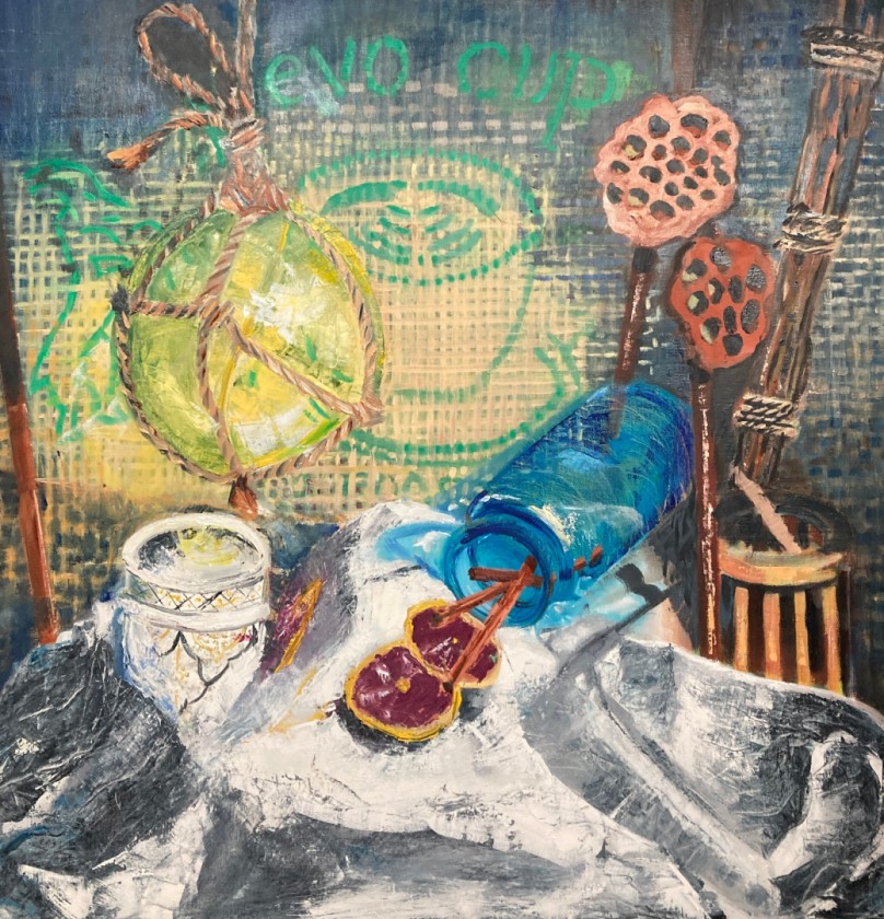 Still Life with Cinnamon Sticks