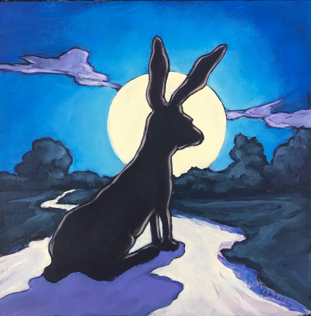 Jackrabbit Moon - Painting