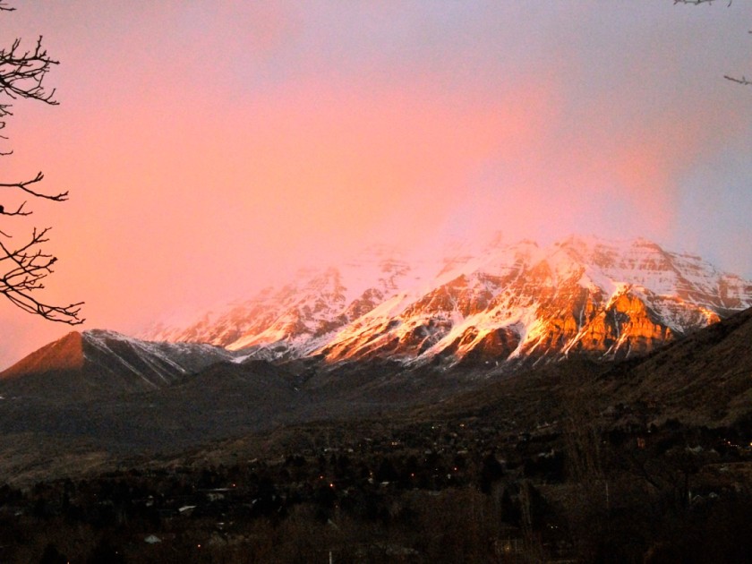 Mount Timpanogos Sunset - 2015
