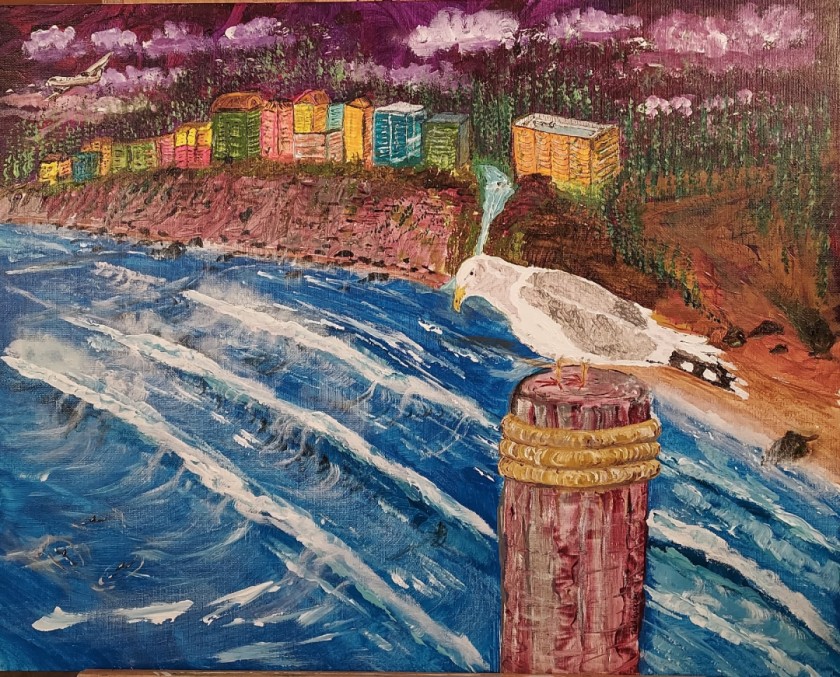 Seagulls by the Seashore