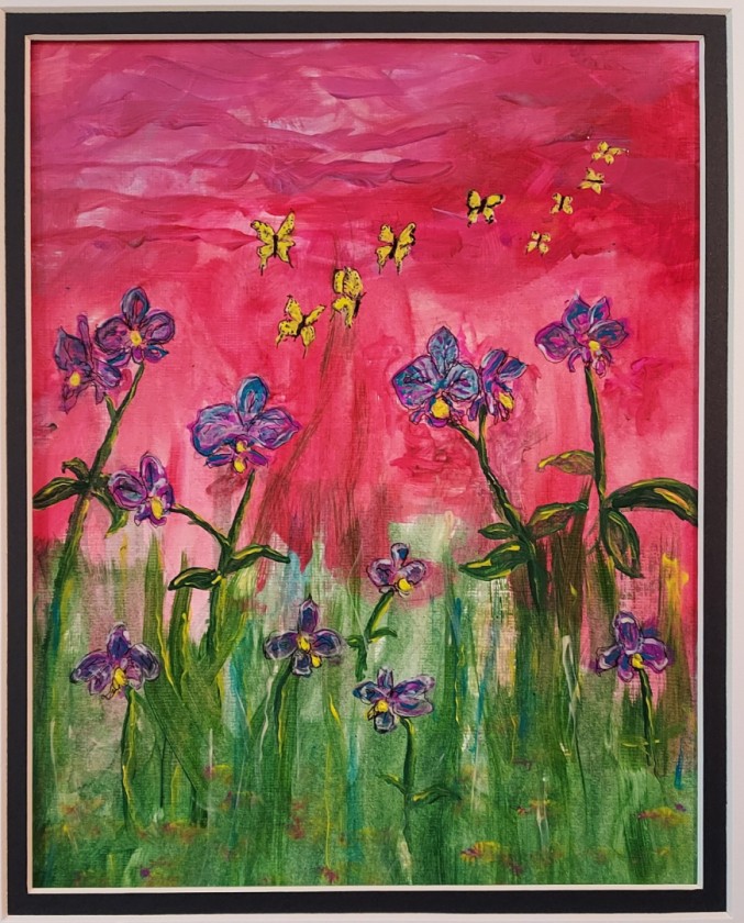 Ditch Lillies and Butterflies 