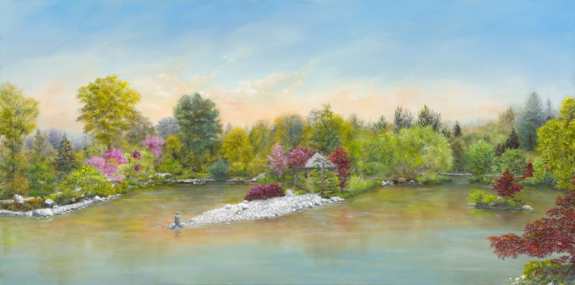 Japanese Garden Sunrise