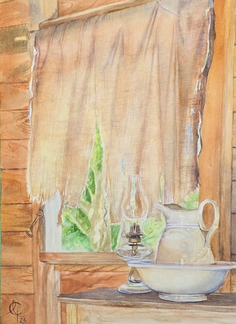 Morning - Painting, Watercolor, Still Life, Classical, Watercolor Paper