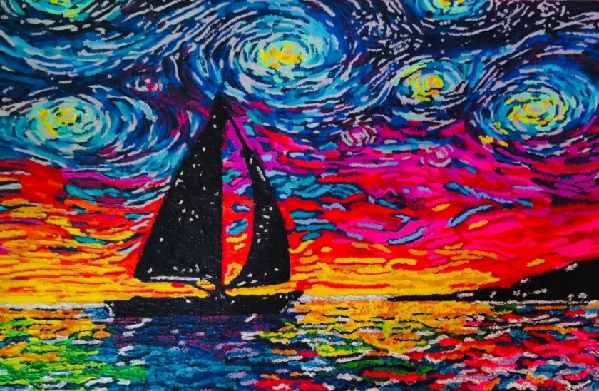 Starry Sail at Sunset