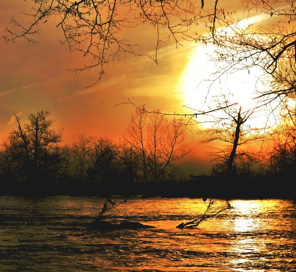 Daybreak - Digital, Digital, Nature, Expressionism, Paper