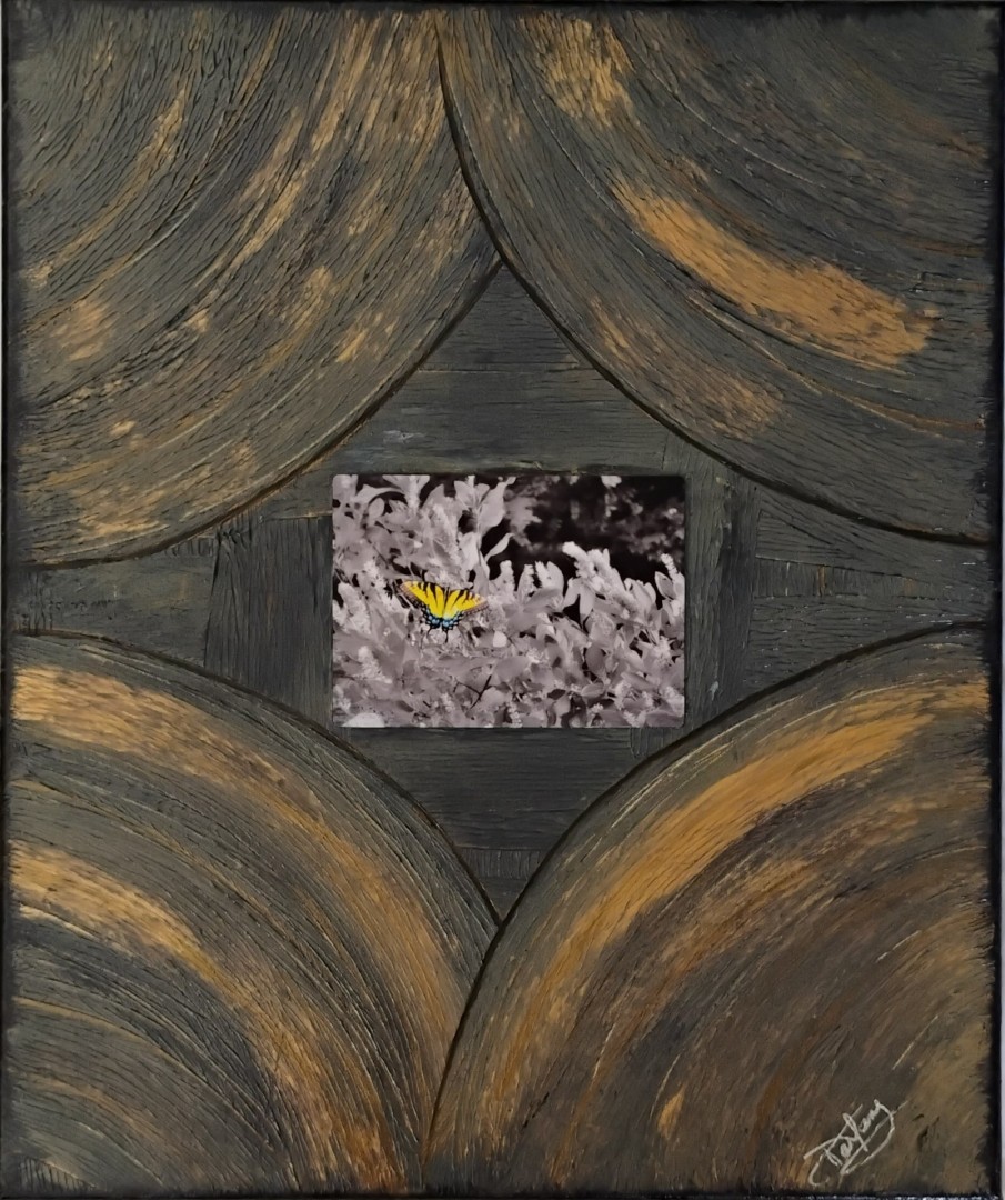 Spreading Wings - Mixed Media, Mixed Media, Other, Abstract, Canvas