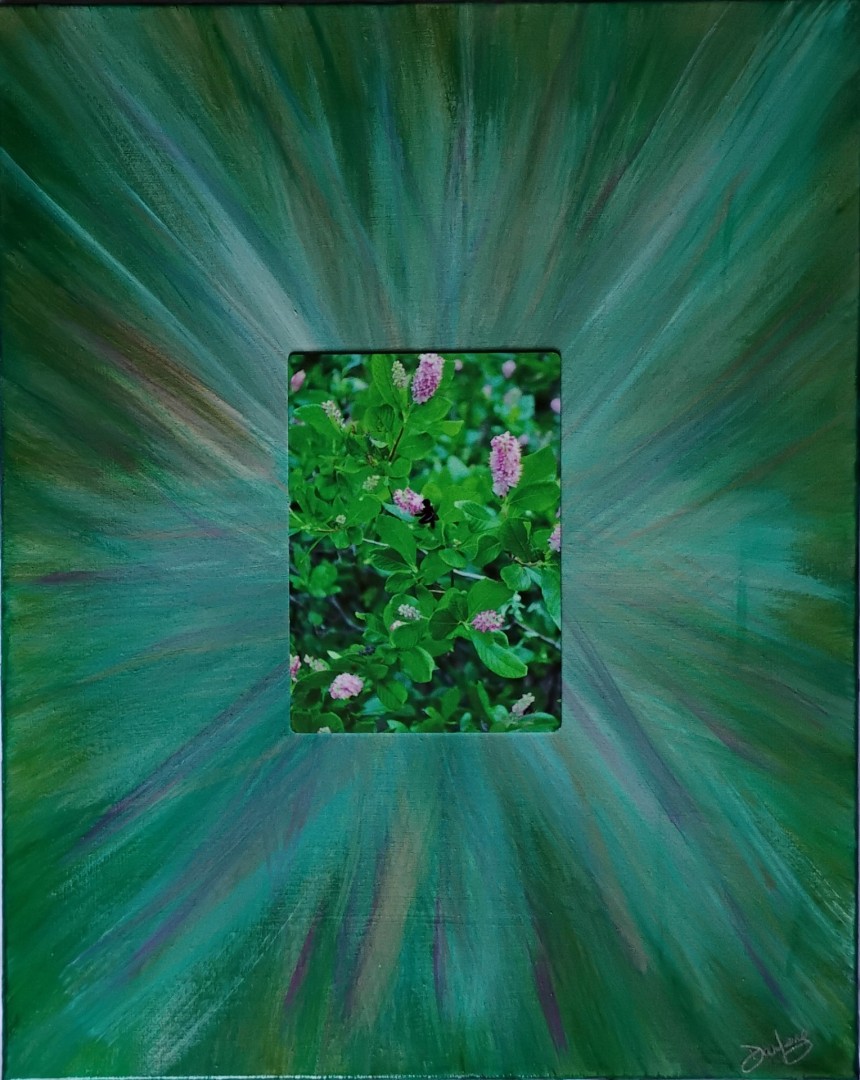 Bee Splendor - Mixed Media, Mixed Media, Nature, Expressionism, Canvas