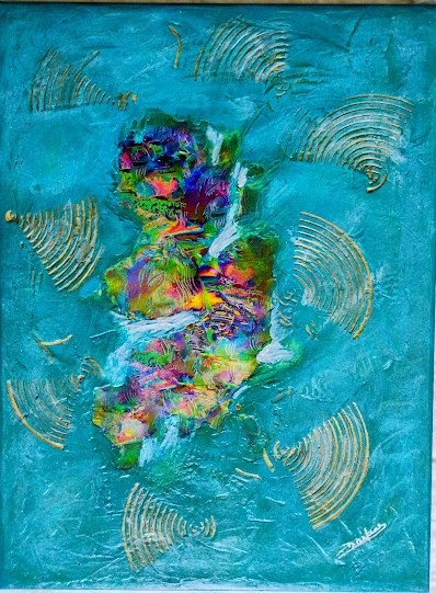 Frequency - Mixed Media, Mixed Media, Abstract, Abstract, Canvas