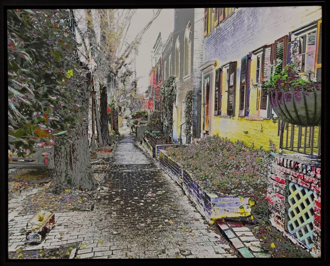 The Path Beyond - Digital, Digital, Landscape, Expressionism, Canvas