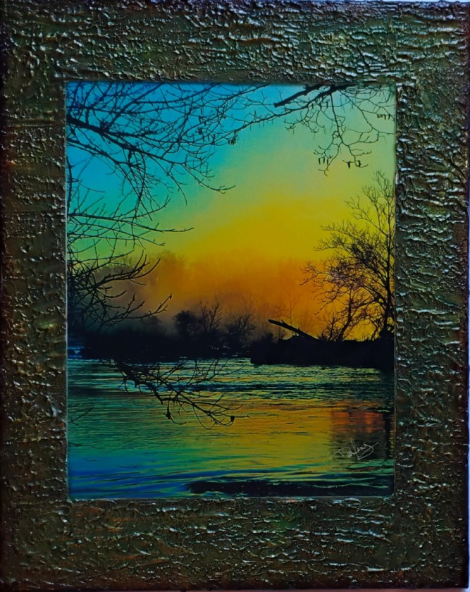 Golden Hour in Resin