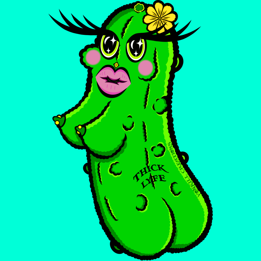 Thiccle - artwork by Julia Davriguez:  