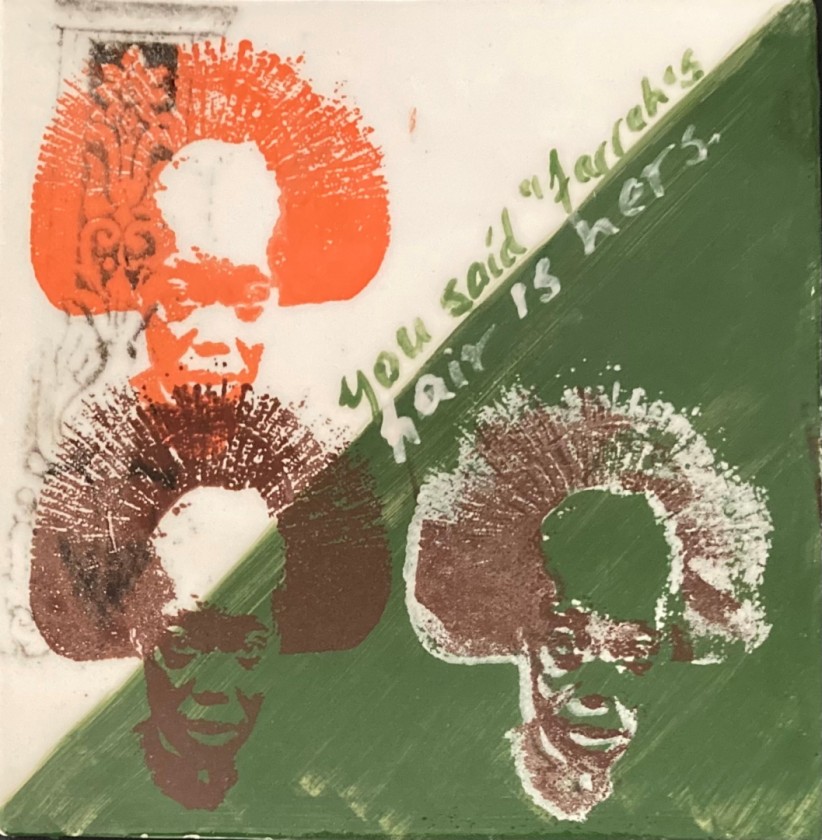 You said, Farrah's hair is hers