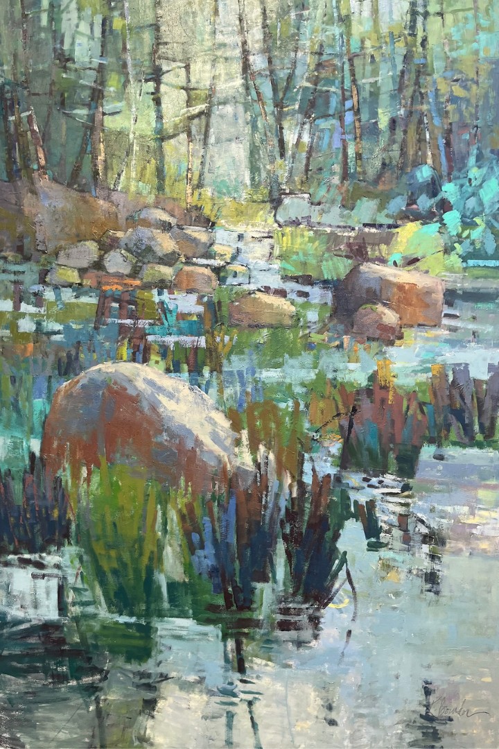 Frederik Meijer Japanese Garden, Afternoon  - artwork by Katherine  Bourdon :  