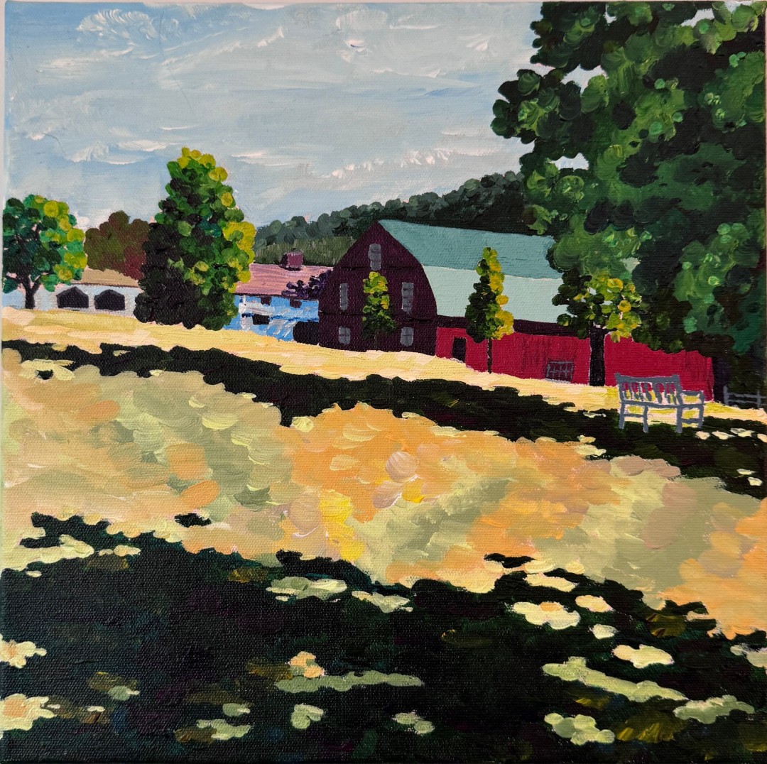 Hill-Stead Museum Barn - artwork by Melinda Fayette:  