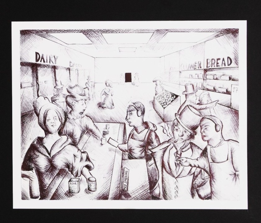 Grocery Store Frozen In Time