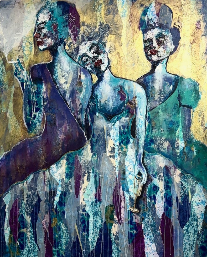 Lean On Me - artwork by cabell cabell E Molina:  