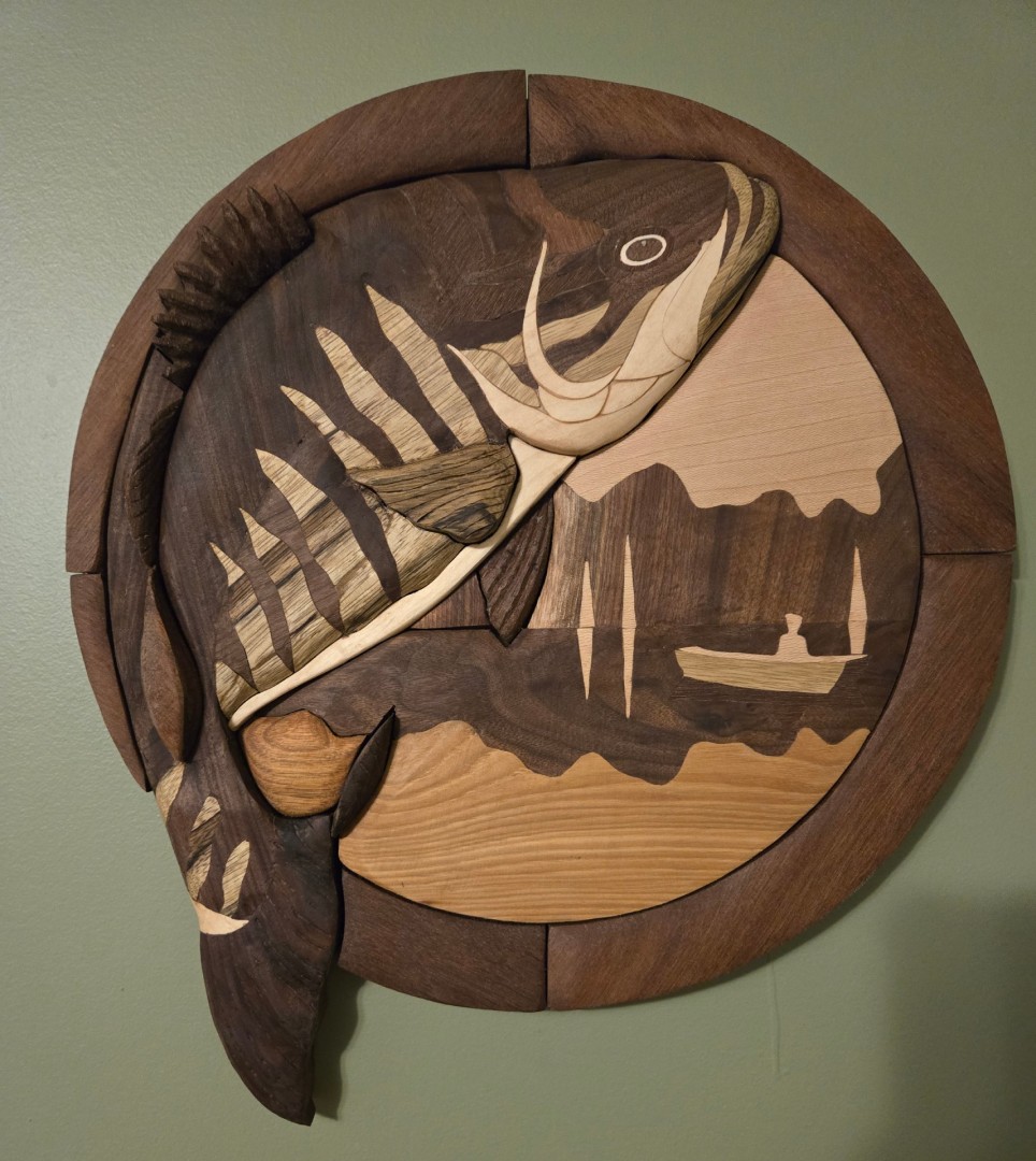 Intarsia - artwork by Denise Barletta:  