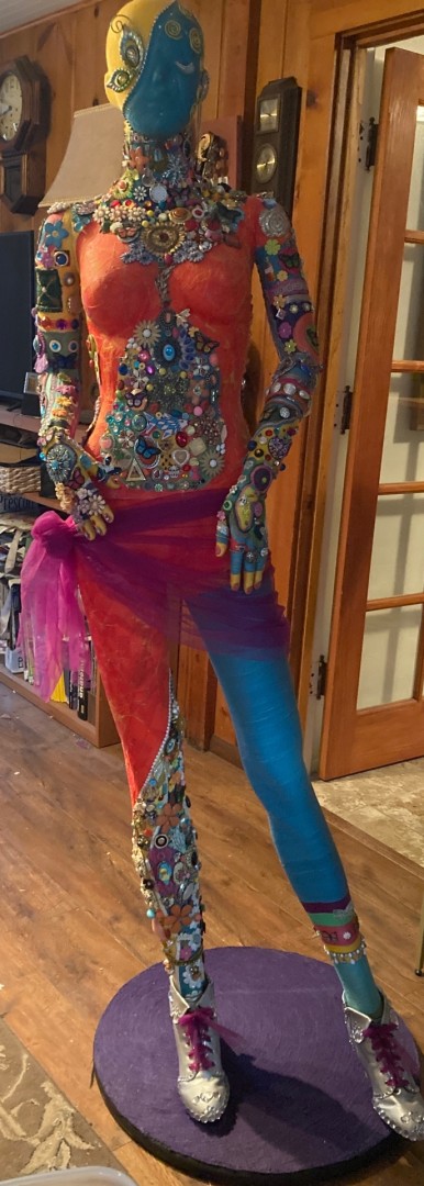 Lady Bug - artwork by Christine  Veitch:  