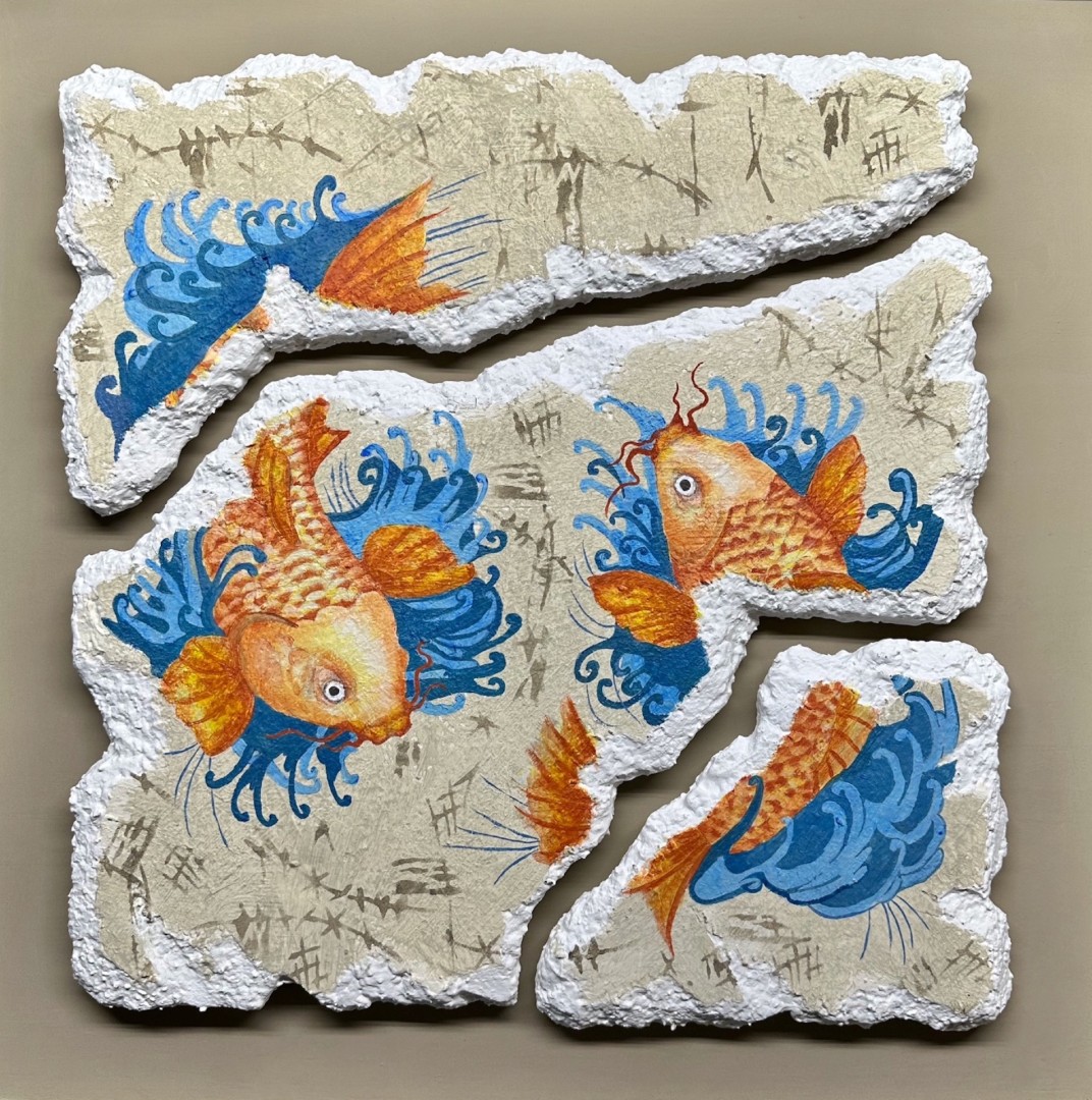 Drift and Divide - Mixed Media