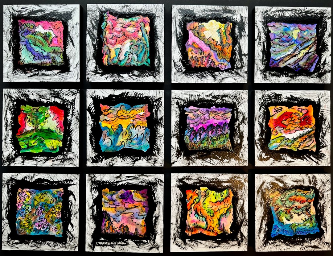 Mindscape I- XII - Painting