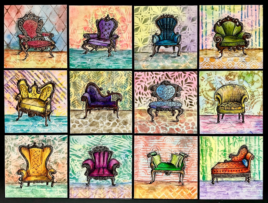 Take A Seat I-XII - Painting
