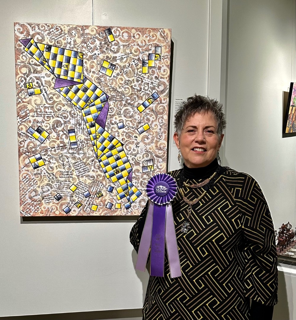 Best Of Show Mills Station Arts & Cultural Center 2025 Check Mate - Painting