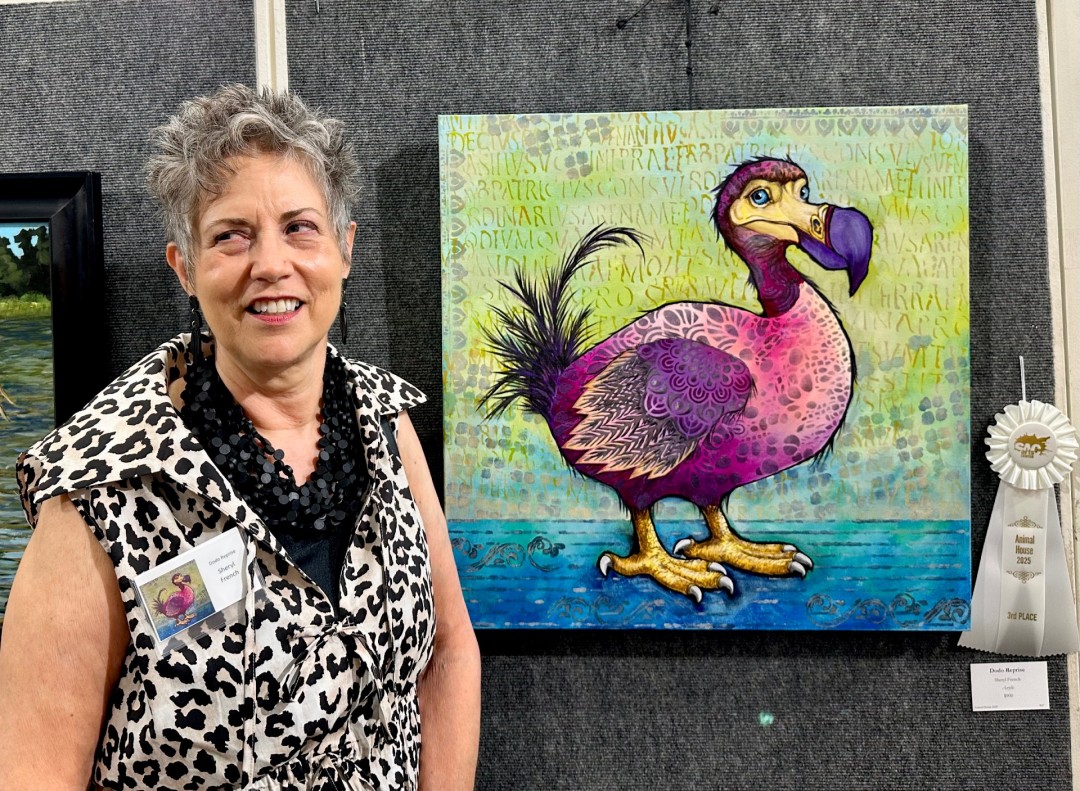 3rd Place Sacramento Fine Arts 2025 Animal House - Painting