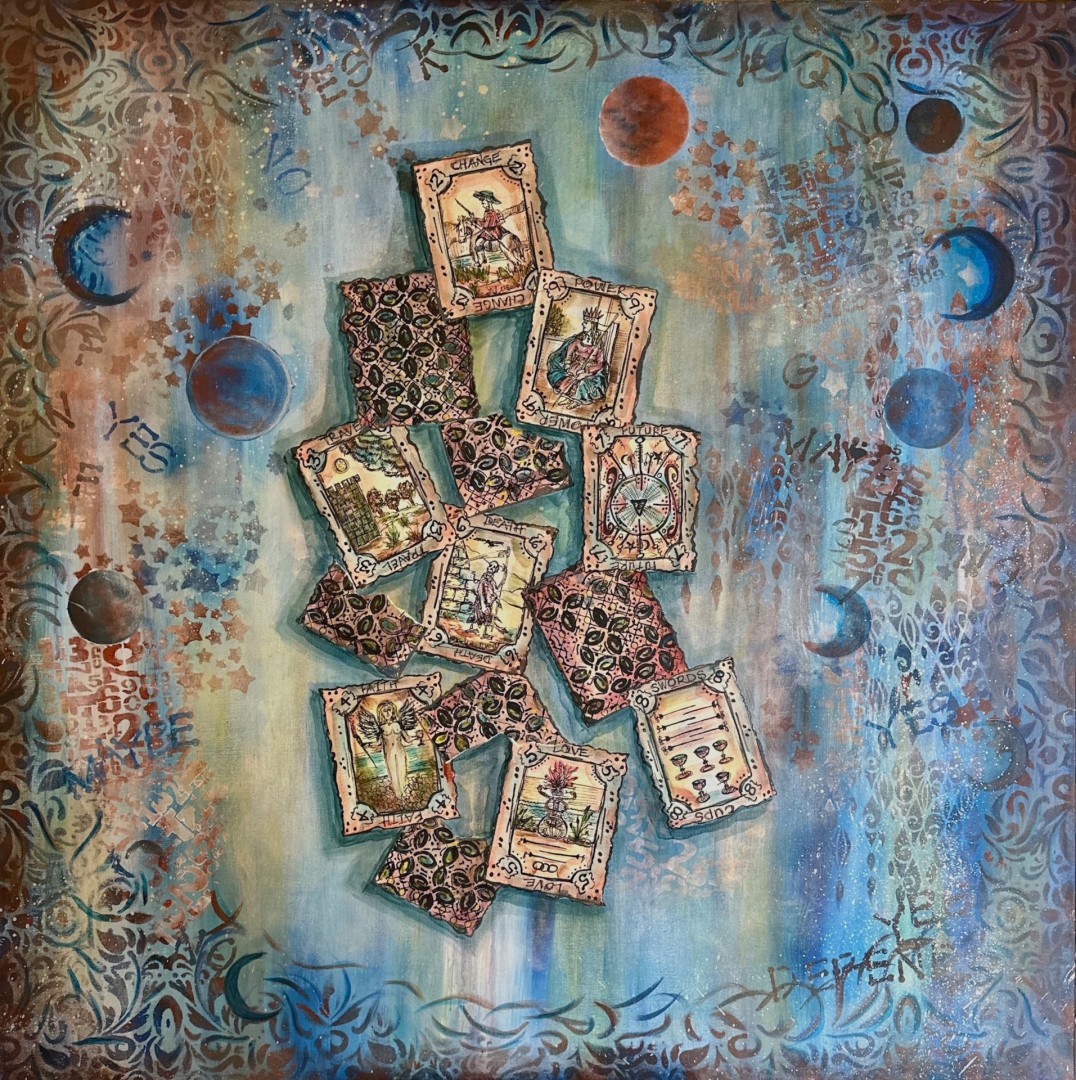 Fortune Teller's Secret - Mixed Media