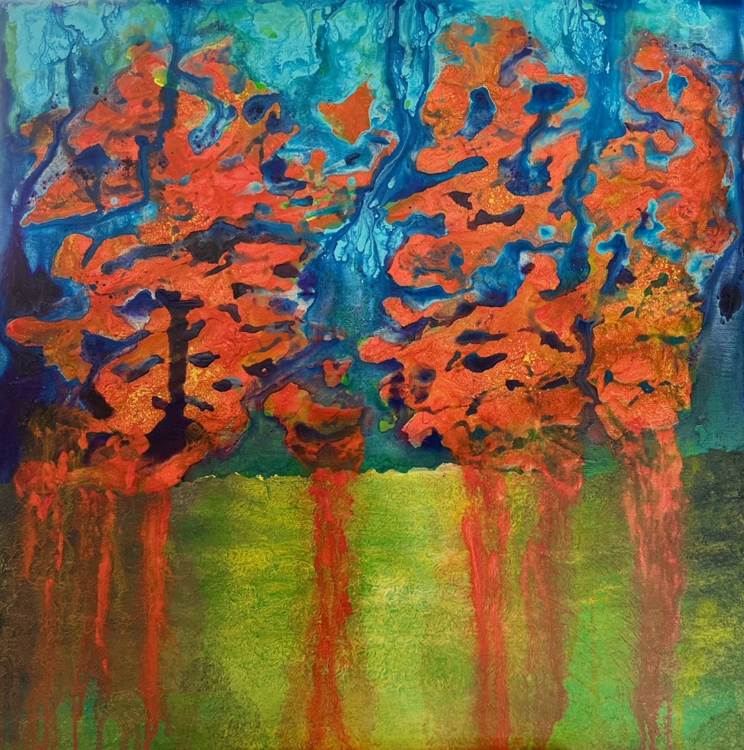Fall Slips Away - Painting