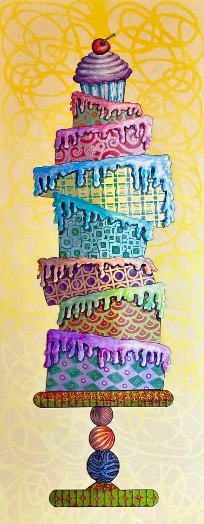 Off-Kilter Cake - Painting