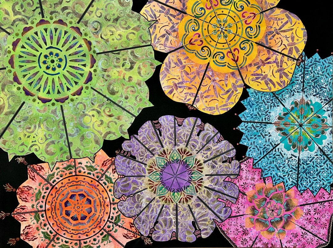 Parasol Parade - Painting