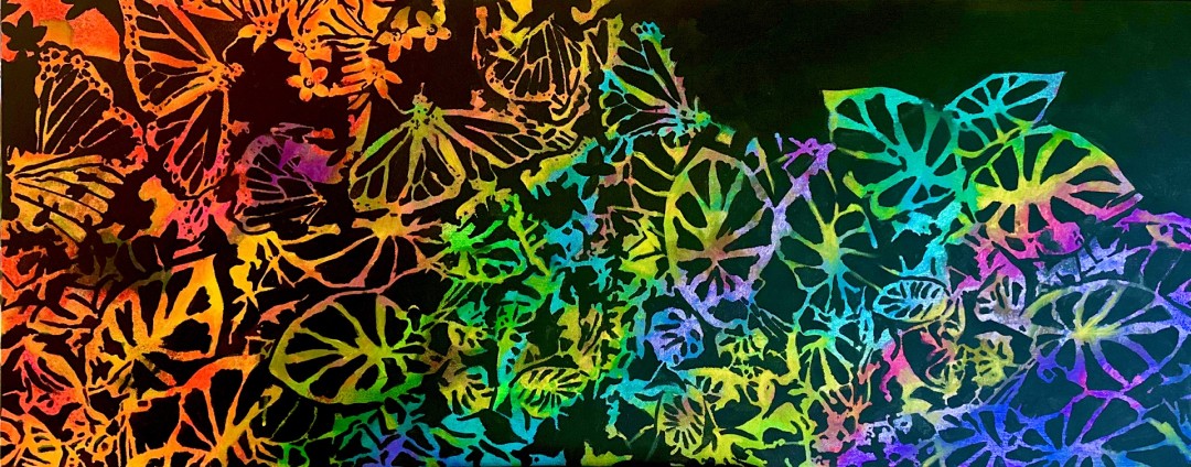 Midnight Garden I - Painting