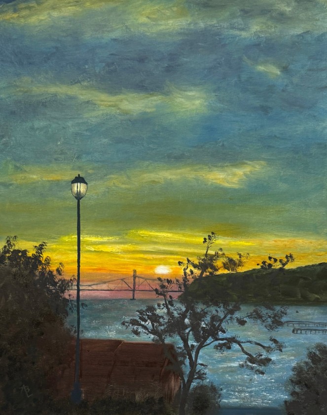 Lamppost at Twilight