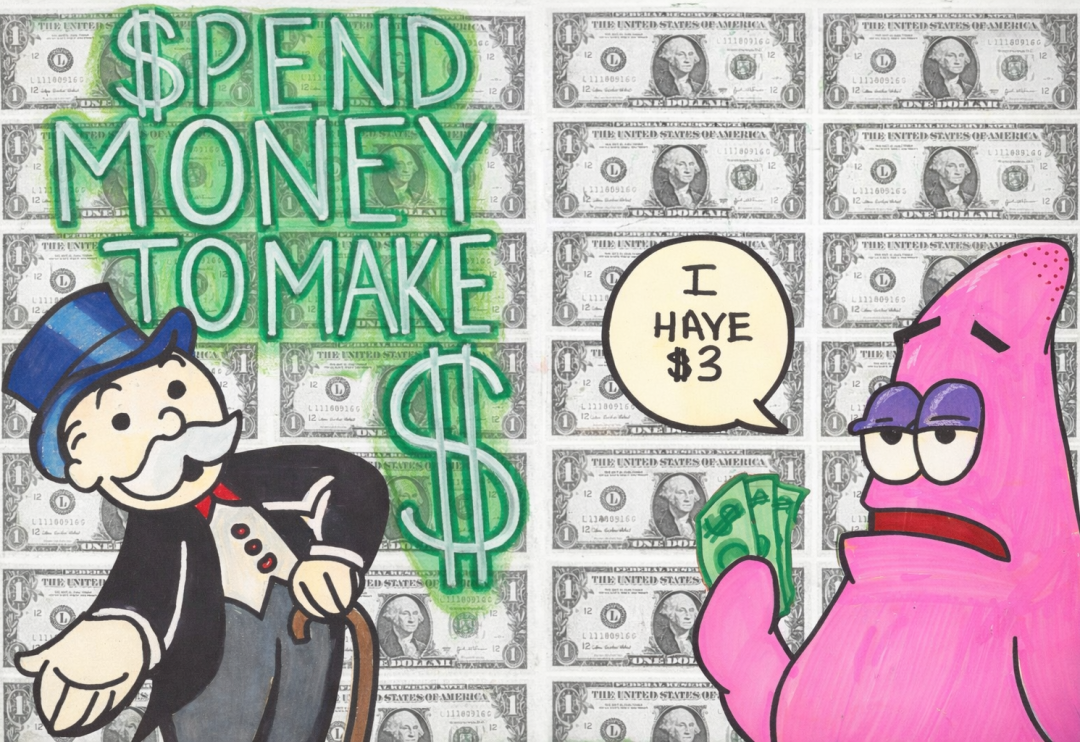 Hustle  - artwork by Jessica-Frances Cornish:  