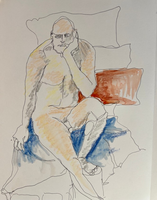 Man lounging