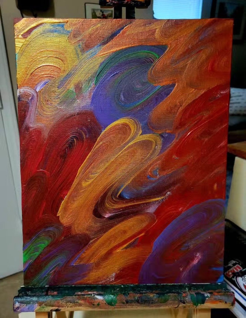 Acrylic Abstract Impressionism - artwork by Gary Nash:  