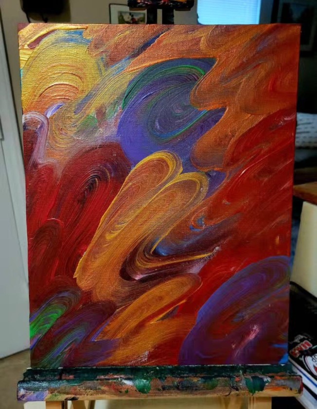 Acrylic Abstract Impressionism