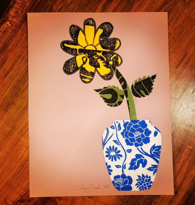 Roll Neers ~ Blockprint Collage